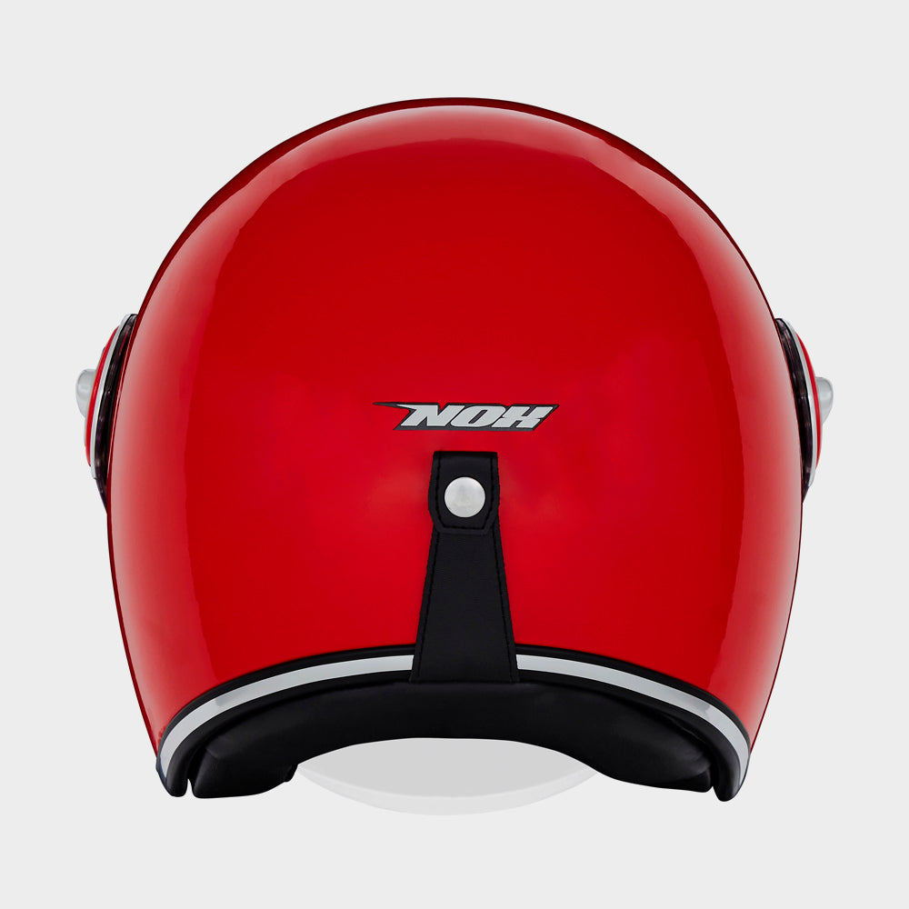 NOX PREMIUM CASQUE JET HERITAGE ROUGE BRILLANT Nox Helmet