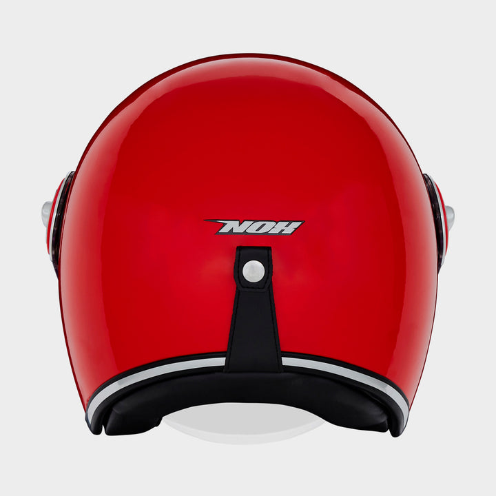 NOX PREMIUM CASQUE JET HERITAGE ROUGE BRILLANT Nox Helmet