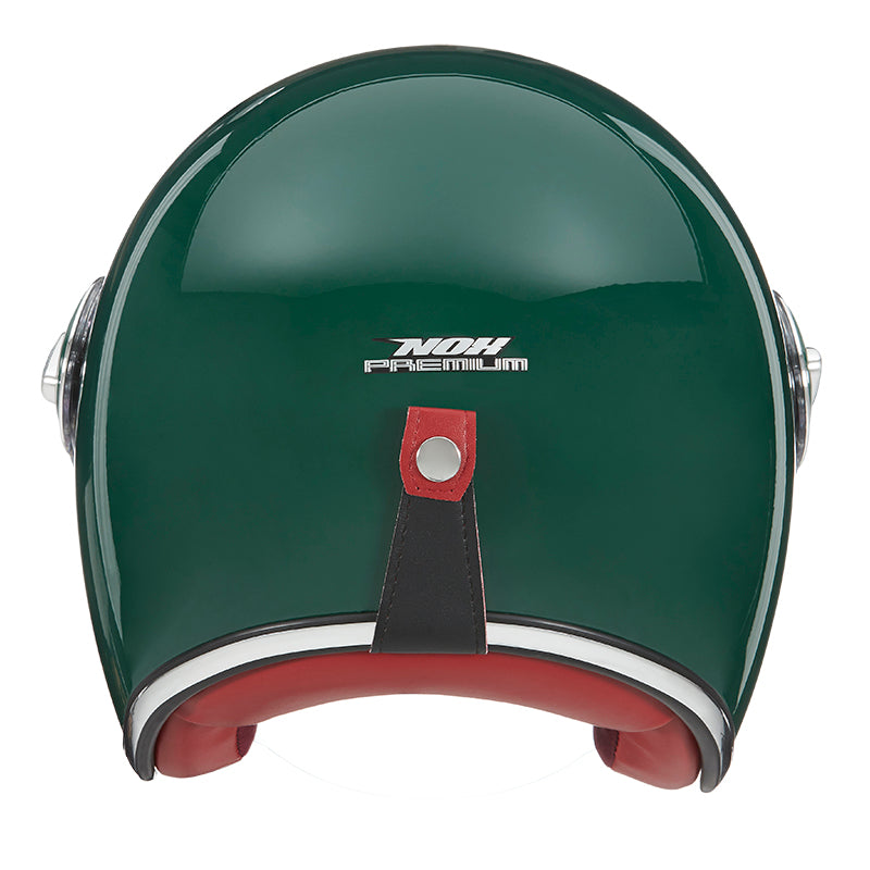NOX PREMIUM JET HERITAGE VERT ANGLAIS Nox Helmet