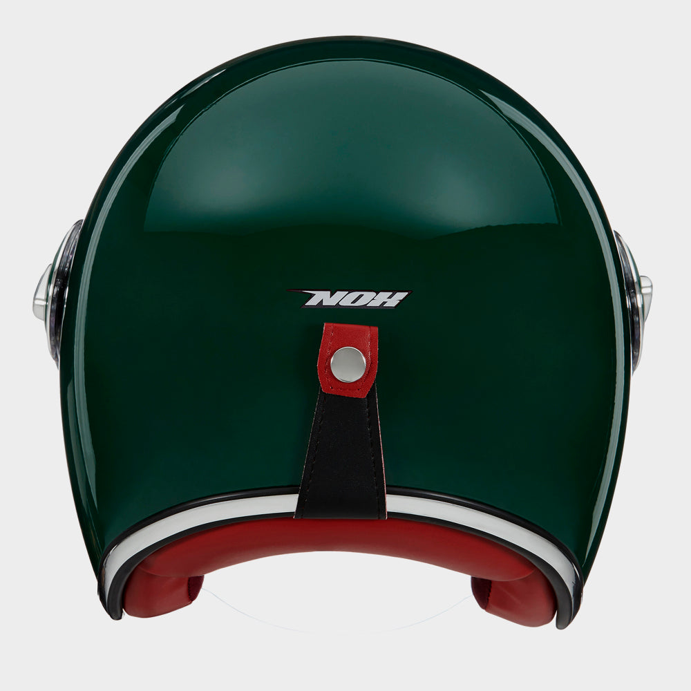 NOX PREMIUM JET HERITAGE VERT ANGLAIS Nox Helmet