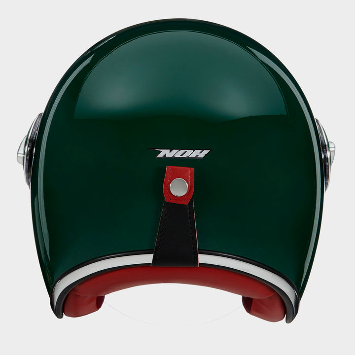 NOX PREMIUM JET HERITAGE VERT ANGLAIS Nox Helmet
