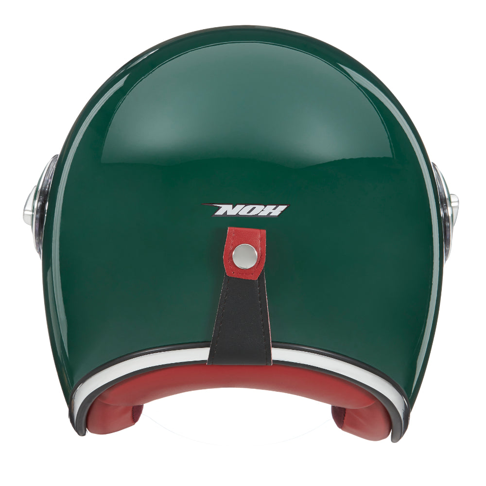 NOX PREMIUM JET HERITAGE VERT ANGLAIS Nox Helmet