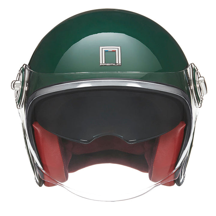 NOX PREMIUM JET HERITAGE VERT ANGLAIS Nox Helmet