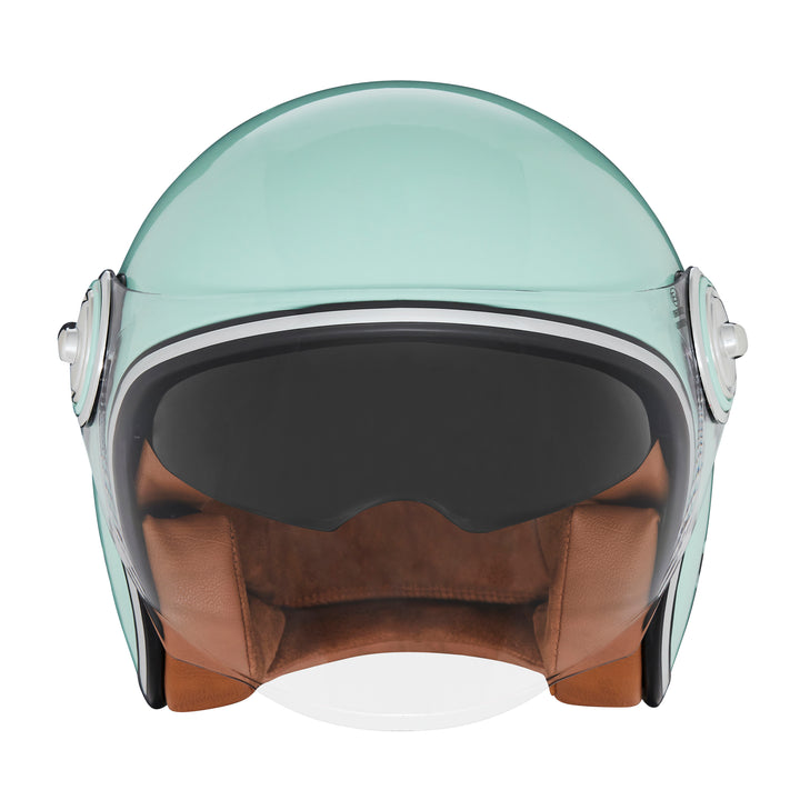 NOX PREMIUM CASQUE JET HERITAGE VERT D EAU Nox Helmet