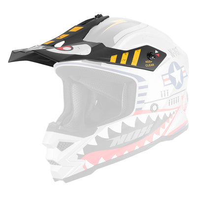 VISIERE CASQUE N761 Fly Fighter Argent Mat Nox Helmet