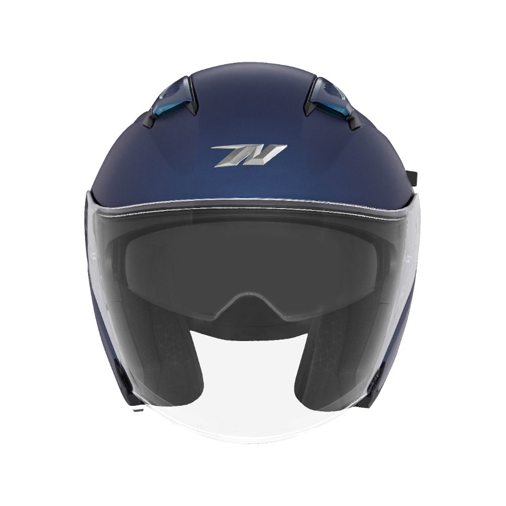 CASQUE JET N130 BLEU MAT Nox Helmet