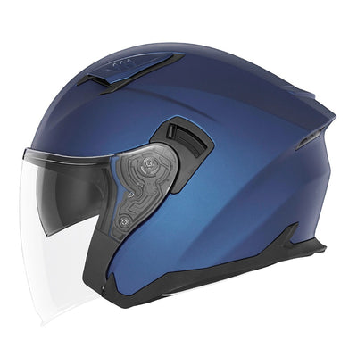 CASQUE JET N130 BLEU MAT Nox Helmet