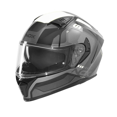 NOX CASQUE INTEGRAL N402 MENTOR NOIR BLANC Nox Helmet