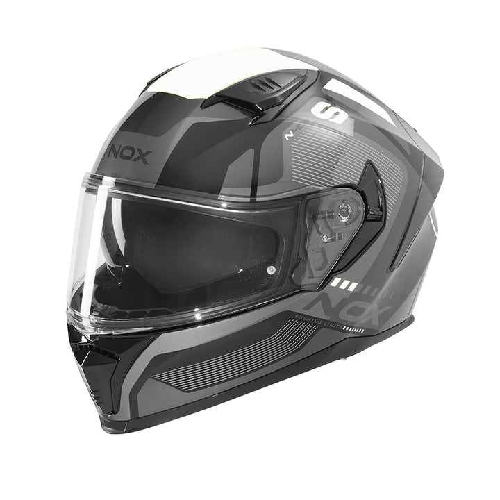 NOX CASQUE INTEGRAL N402 MENTOR NOIR BLANC Nox Helmet