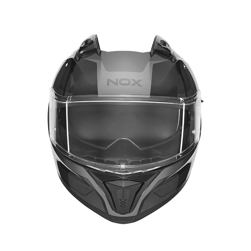 NOX CASQUE INTEGRAL N402 MENTOR NOIR BLANC Nox Helmet