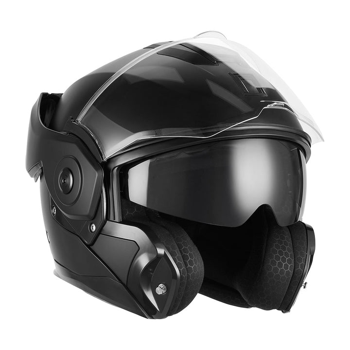 NOX PREMIUM CASQUE MODULABLE SPINNER NOIR BRILLANT Nox Helmet