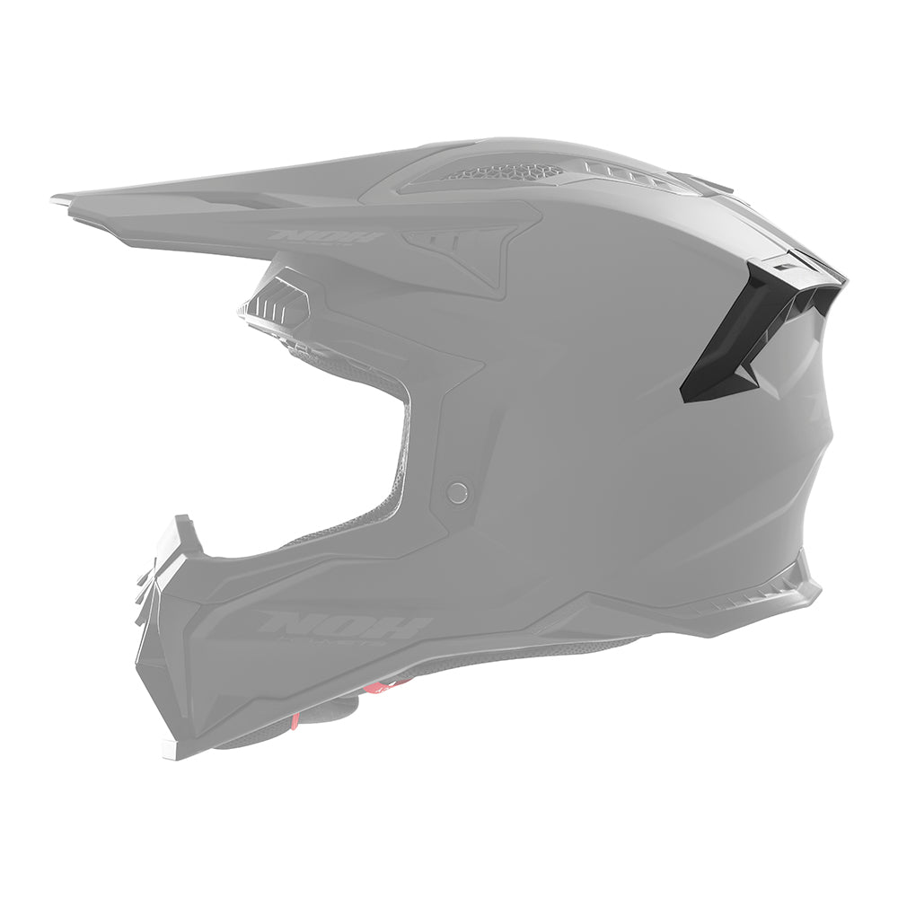 SPOILER  N 634 NOIR MAT Nox Helmet