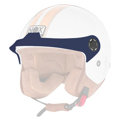 VISIERE CASQUE N210 EVO BLEU MAT Nox Helmet