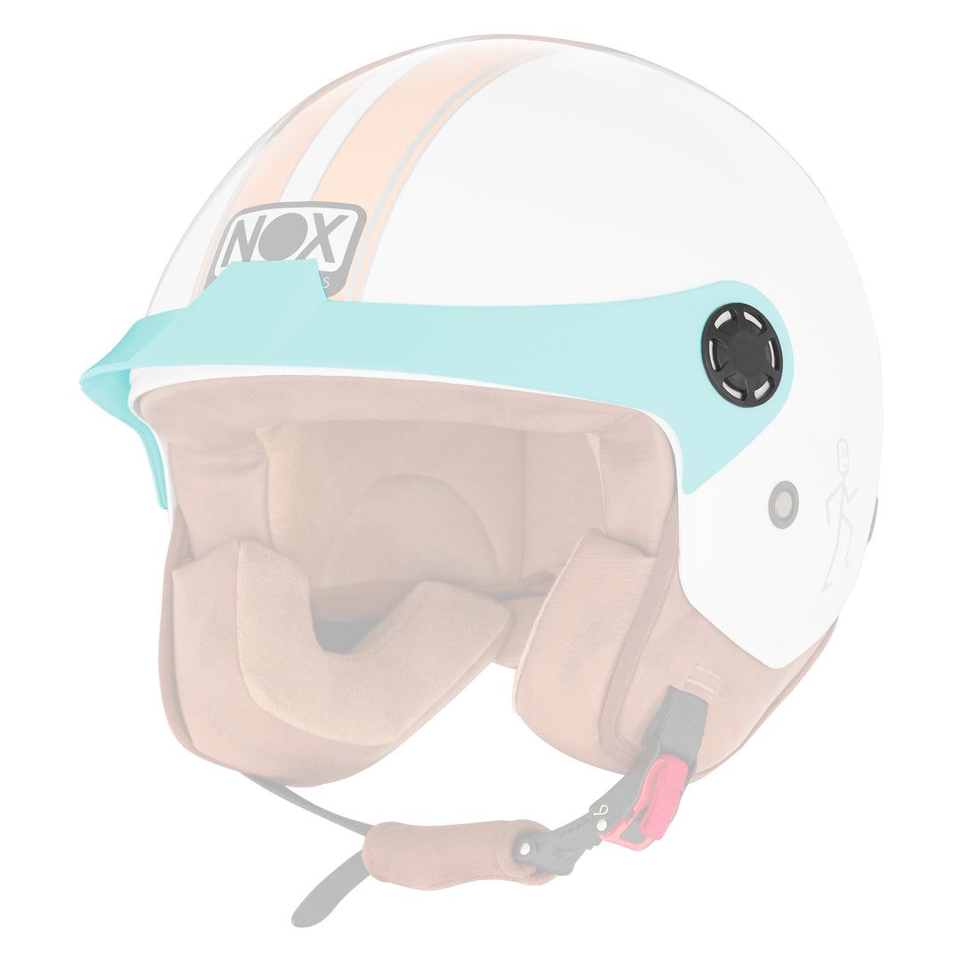 VISIERE CASQUE N210 EVO VERT PASTEL Nox Helmet