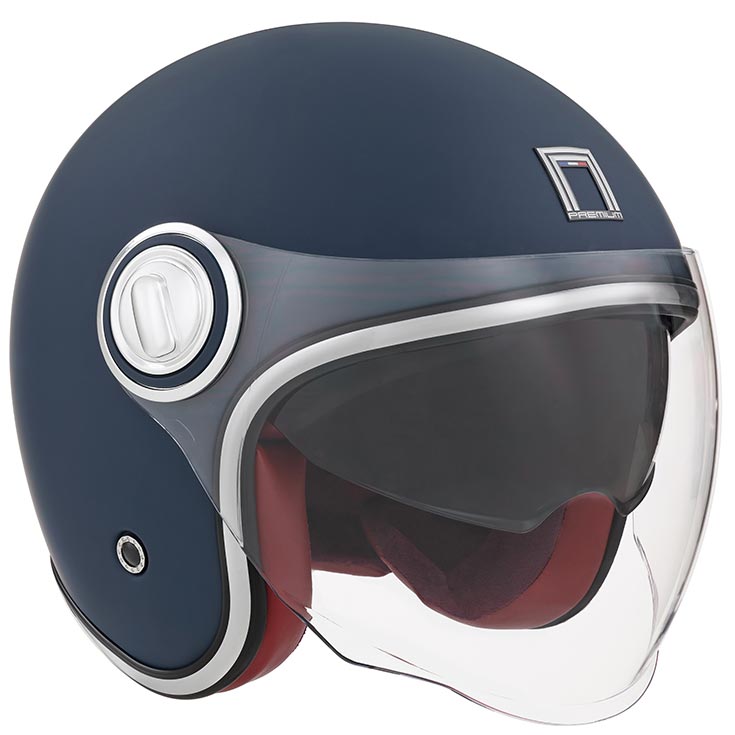 NOX PREMIUM JET HERITAGE BLEU MAT Nox Helmet