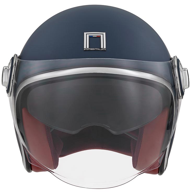 NOX PREMIUM JET HERITAGE BLEU MAT Nox Helmet