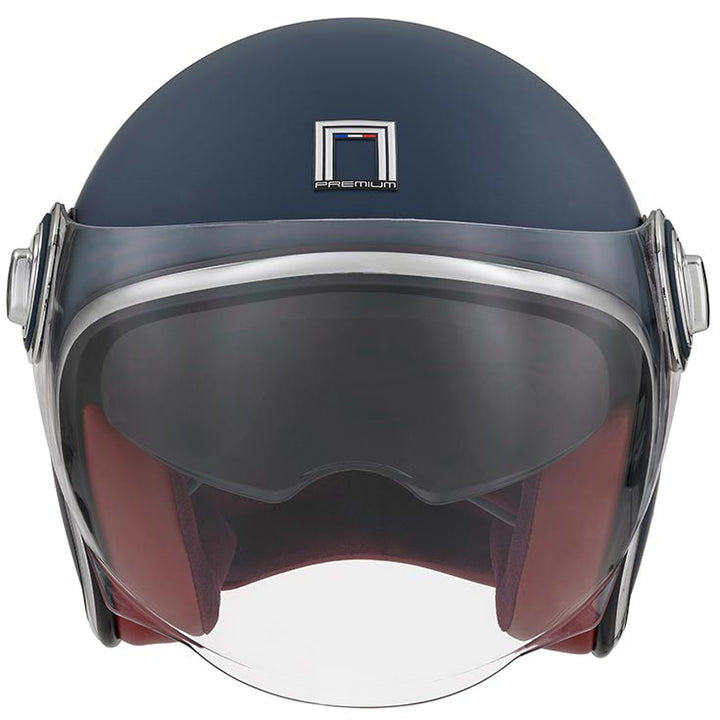 NOX PREMIUM JET HERITAGE BLEU MAT Nox Helmet