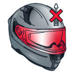 Easy button visor