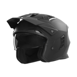 Casque de moto Nox jet N 260 noir mat