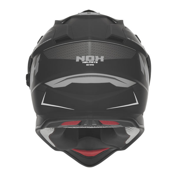 casque tout terrain nox N312noir mat et titanium